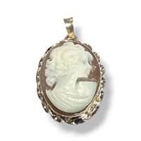 Colgante Mandile 1922 Mujer Cammei  in Plata Conchiglia 2MCICM224